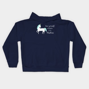 Unicorn xmas Kids Hoodie